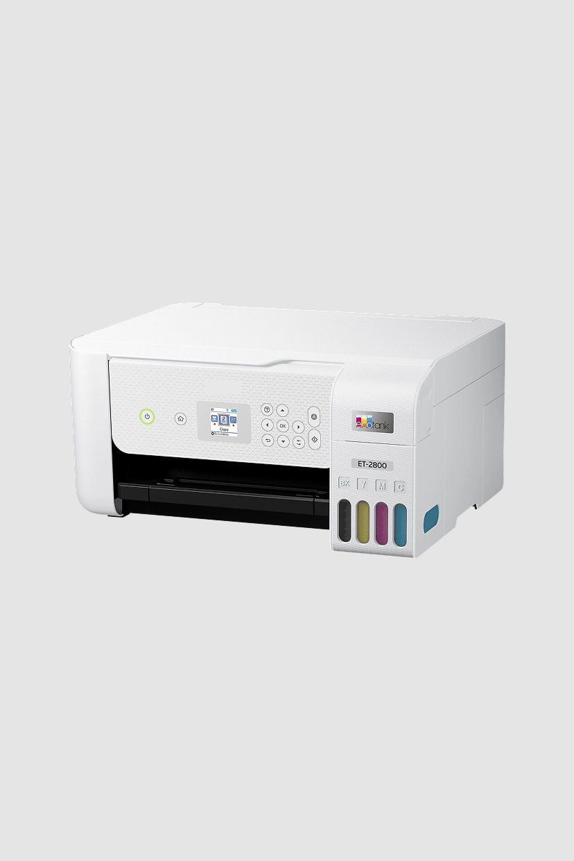 EcoTank ET-2800 All-in-One Supertank Color Printer, White